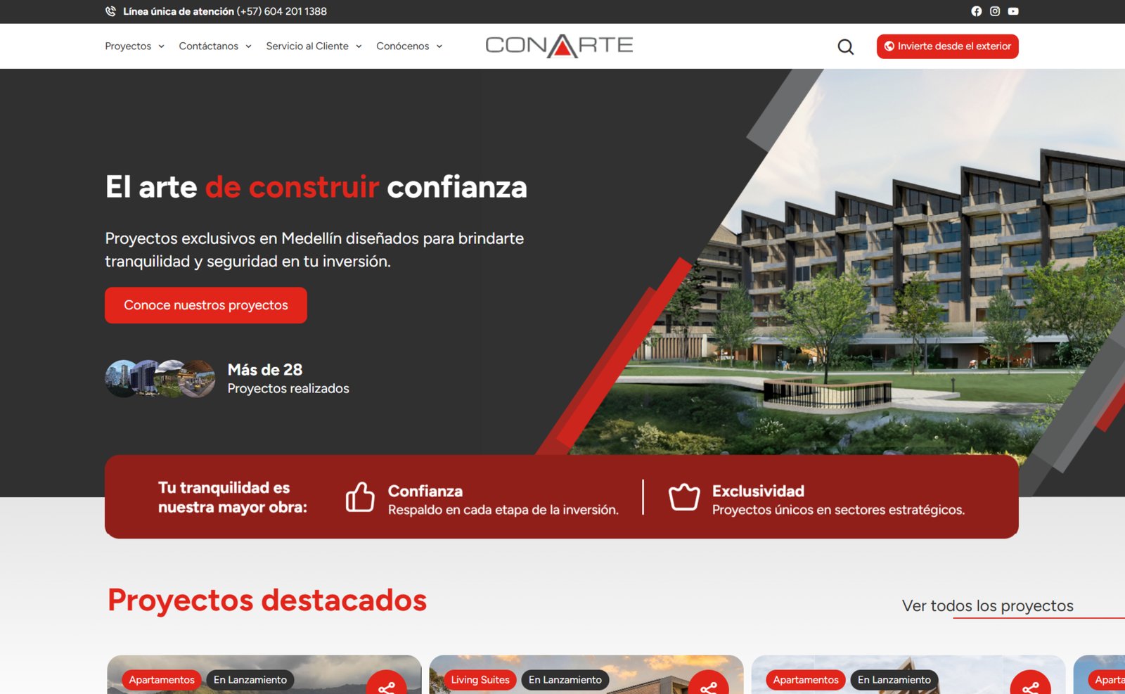 Vista previa de Constructora Conarte