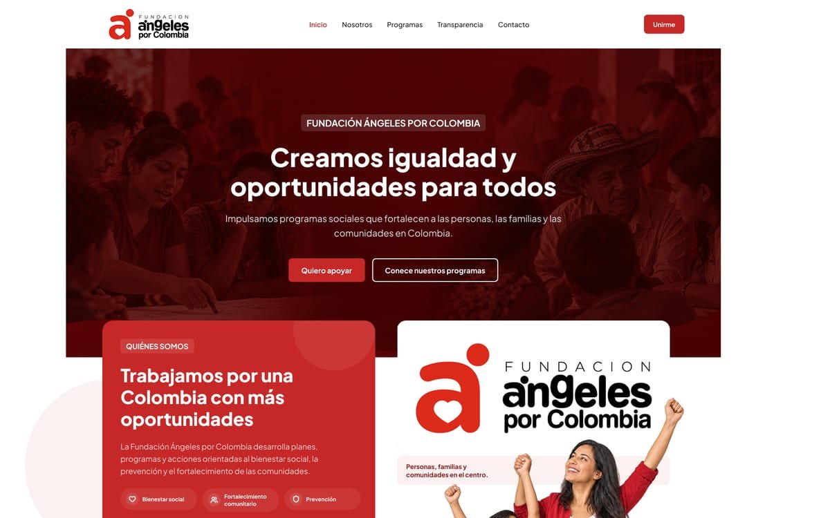 Ángeles por Colombia